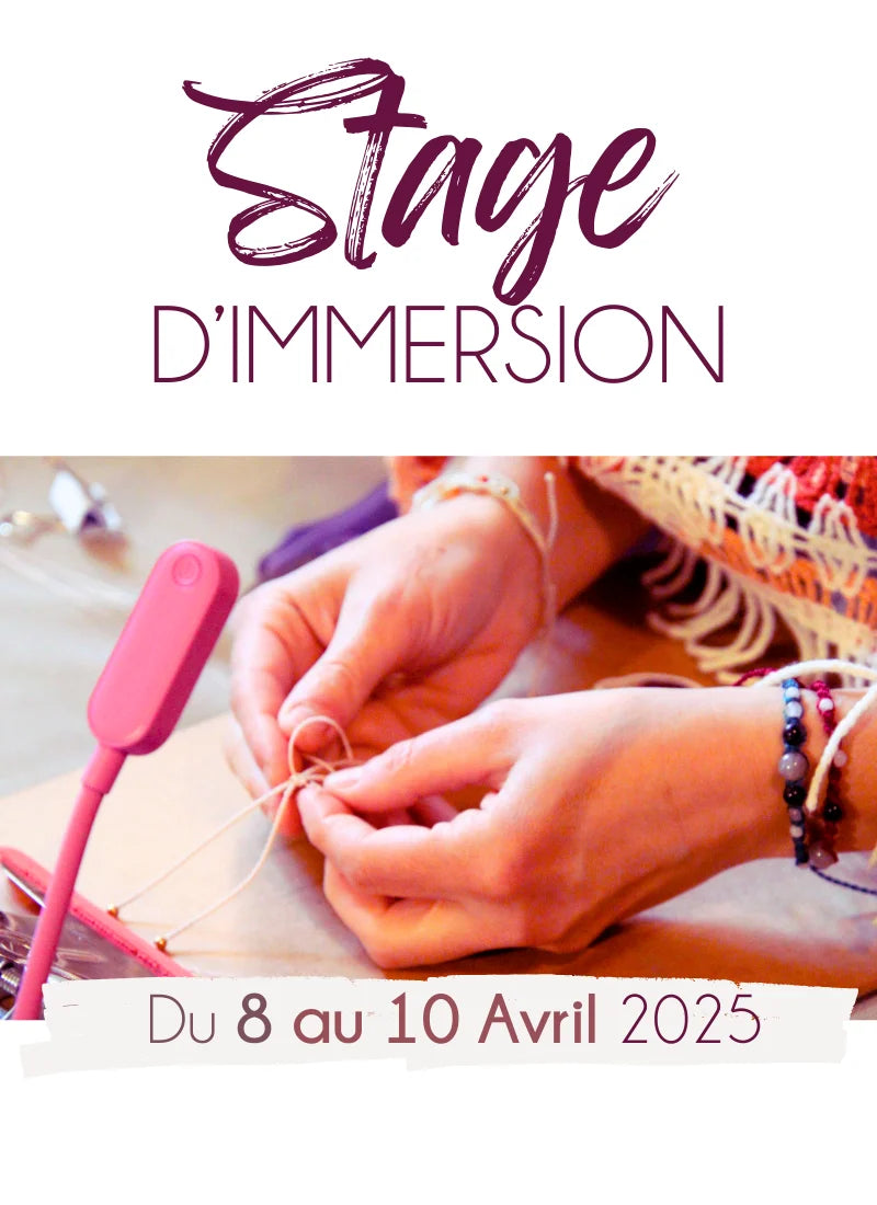 Stage de micro-macramé - Du 8 au 10 avril 2025